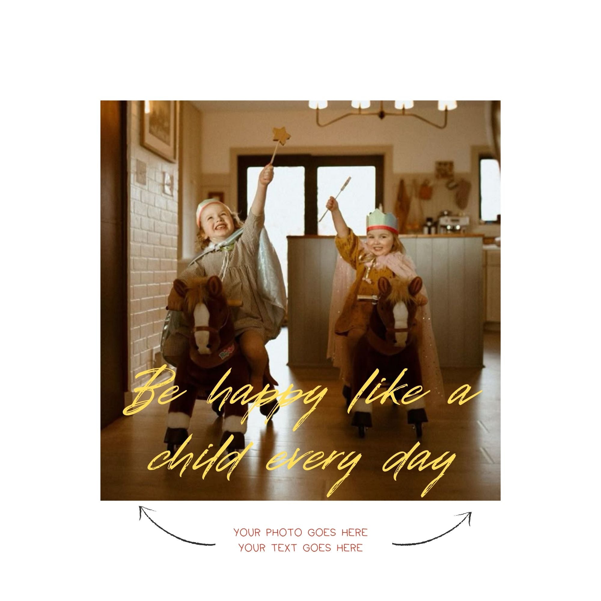 Photo + Custom text